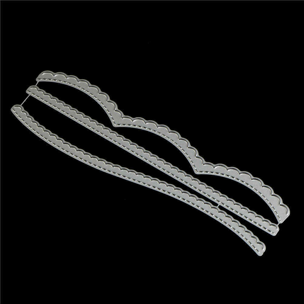 3pcs Lace Border Metal Cutting Dies For DIY Scrapbooking Album Paper Ca.l8