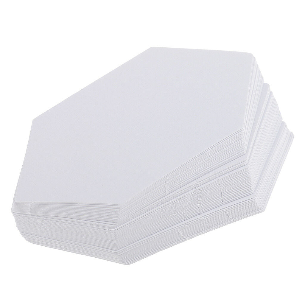100pcs Hexagon Paper Quilting Template for Patchwork Sewing Craft 79mm
