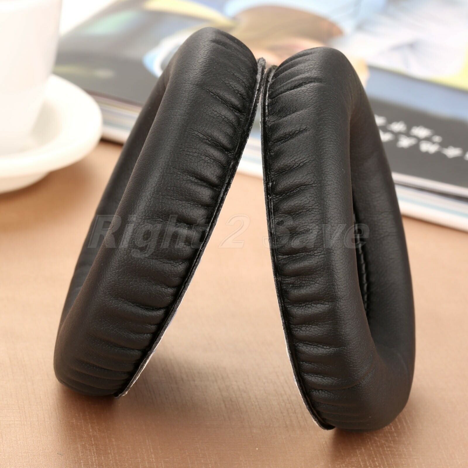 1Ã—Black Softer Leatherette and Foam Earpads Ear Pads & Headband Comfortable