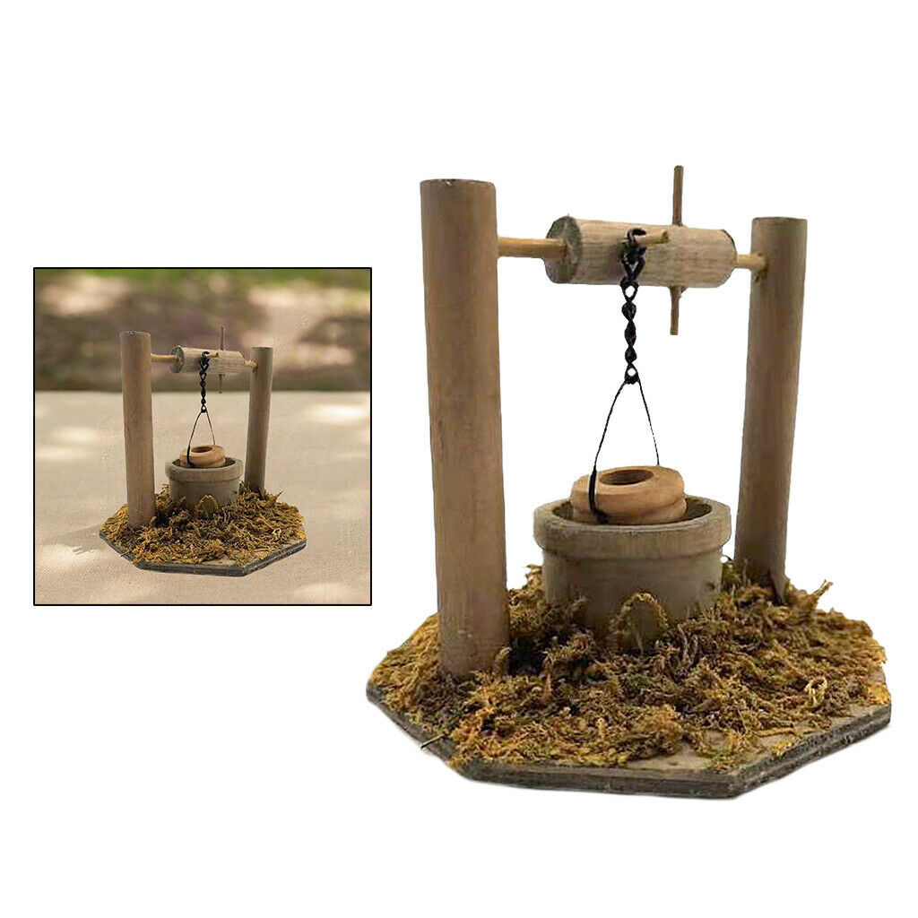 1/12 Wooden Simulation Chicken Coop Fairy Garden Yard Decortion Supplies