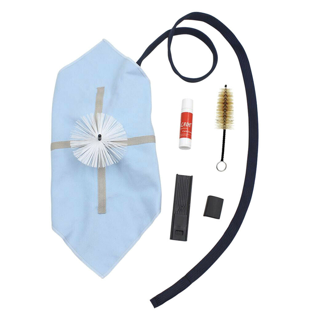 Saxophone Cleaning Kit Cloth Cork Grease Thumb Rest Brush Reed Clip Tool