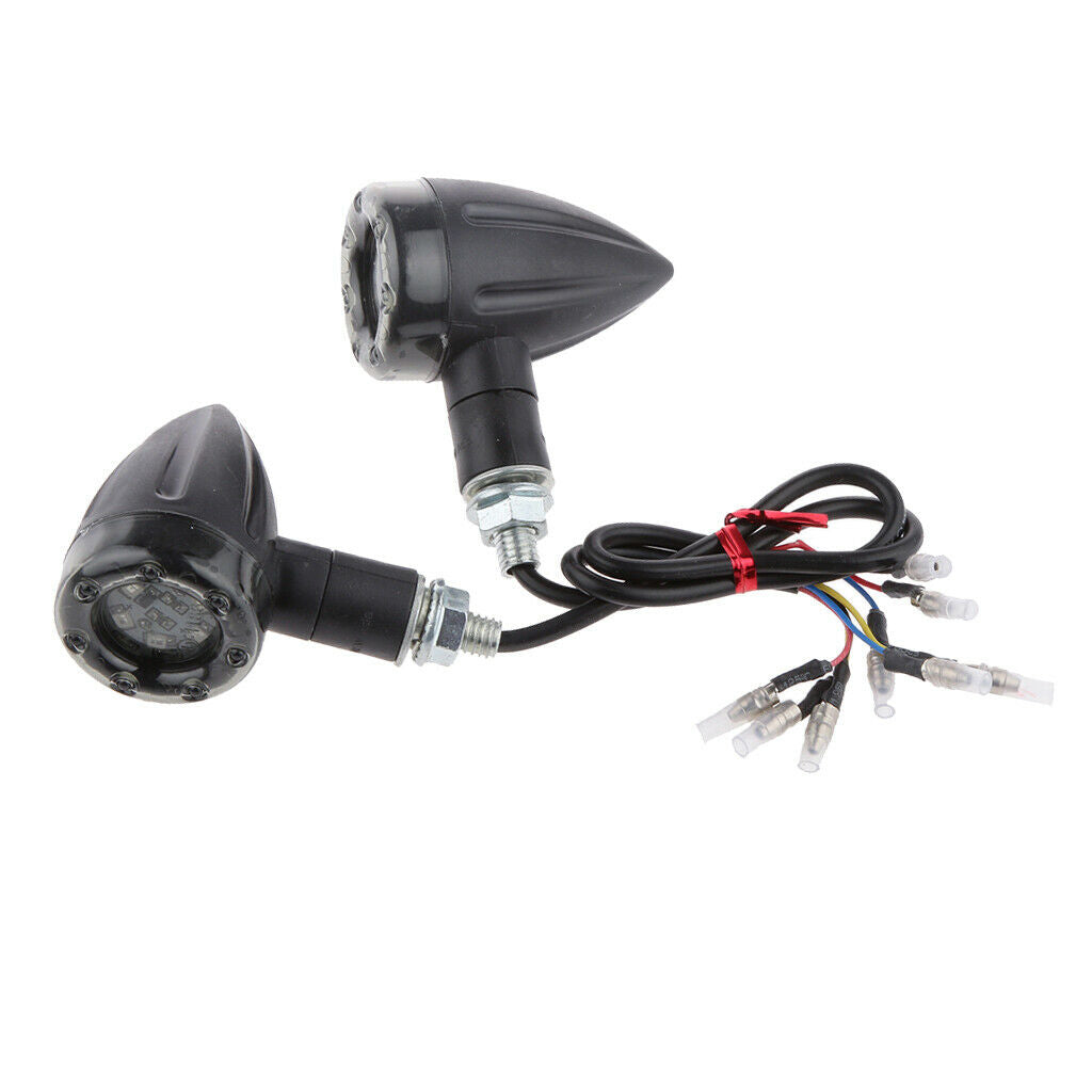 4pcs LED Turn Signal Indicator Light - Motorcycle Accessories Blinker Lamp