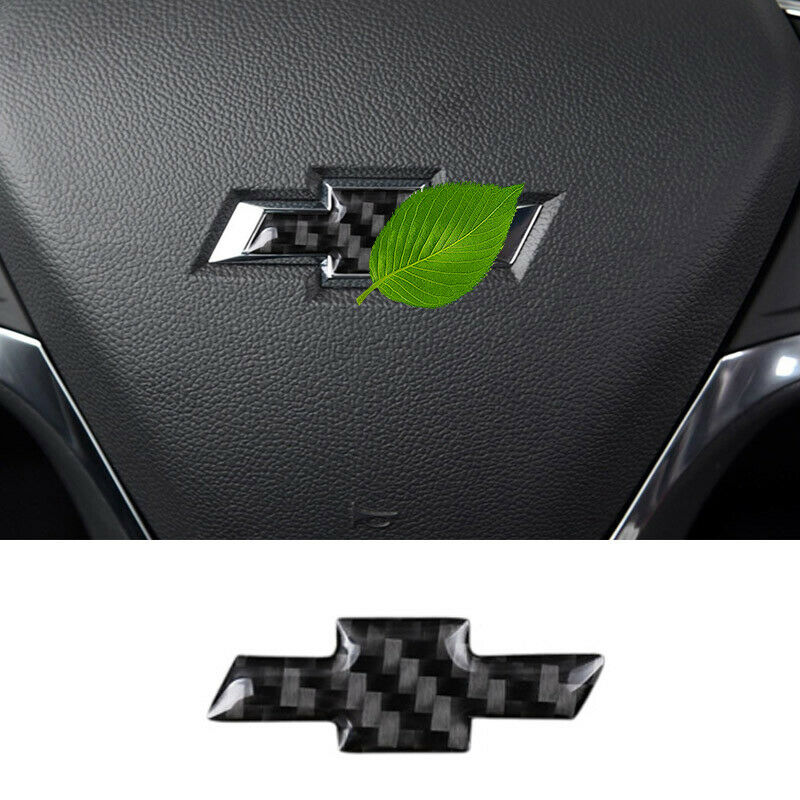 For 2016-2019 Chevrolet Malibu Real Carbon fiber Steering Wheel Frame Cover Trim