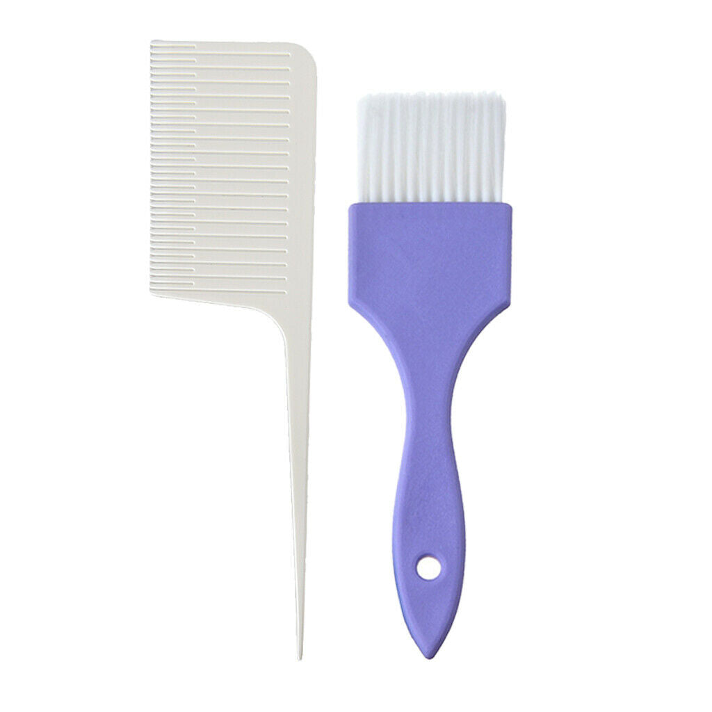 Plastic Weave Highlighting Foiling Hair Comb and Brush Salon Dyeing Hair
