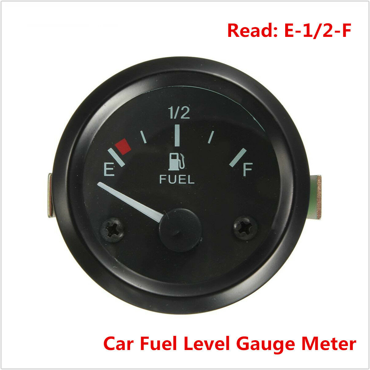 Universal 2'' 52mm DC 12V LED Light Fuel Gauge For Auto Car Motocycle Truck