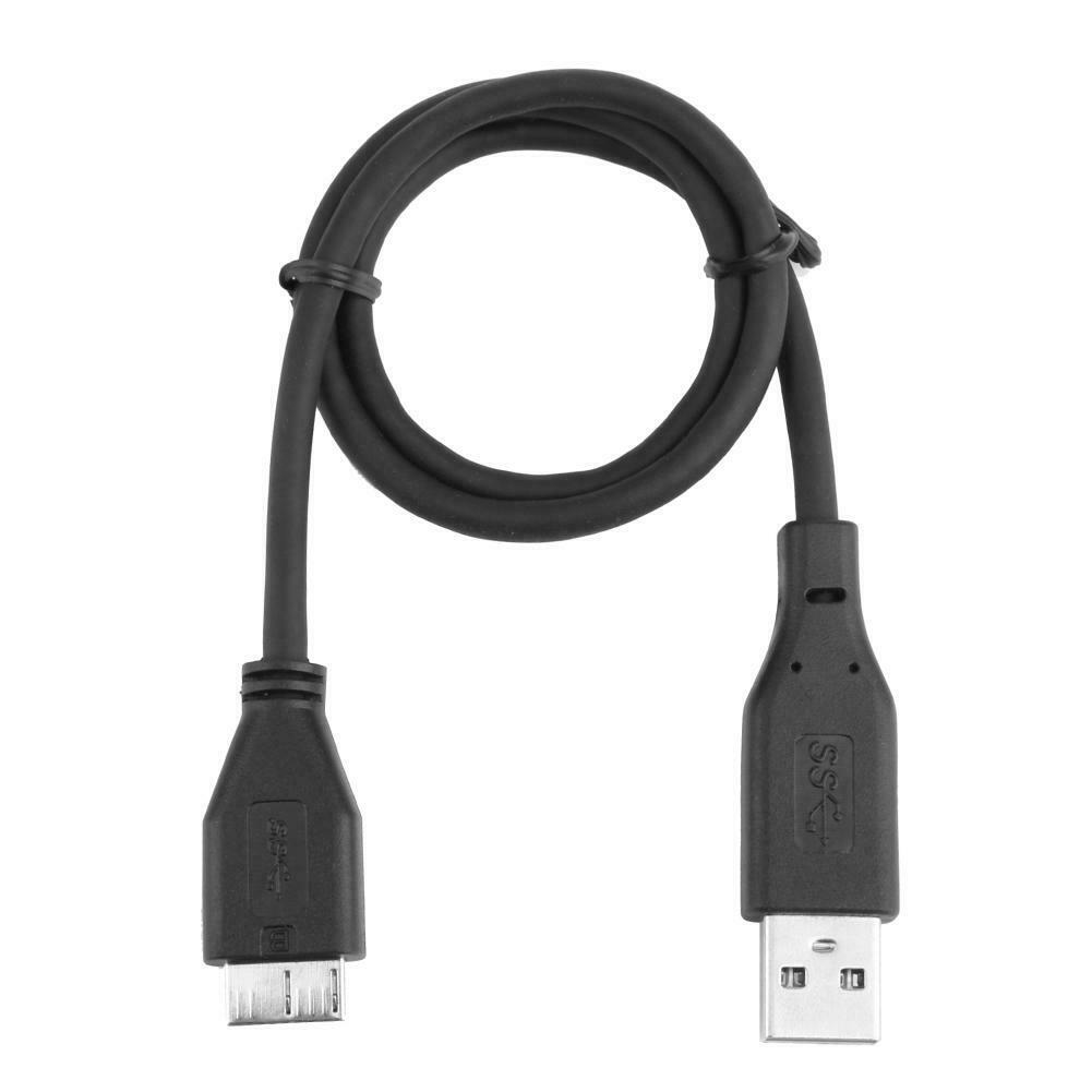 0.5m USB3.0 Type-A Male to USB3.0 Micro B Male Adapter Cable for Hard Drive @