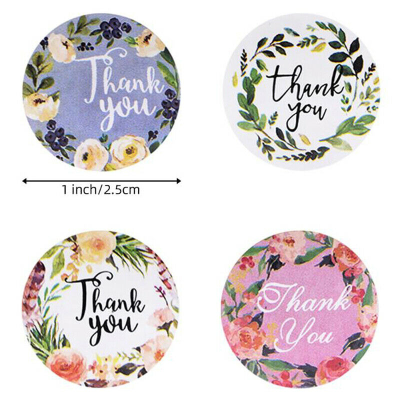 500Pcs Thank You Stickers Seal Labels Scrapbooking Decoration Stationery .l8