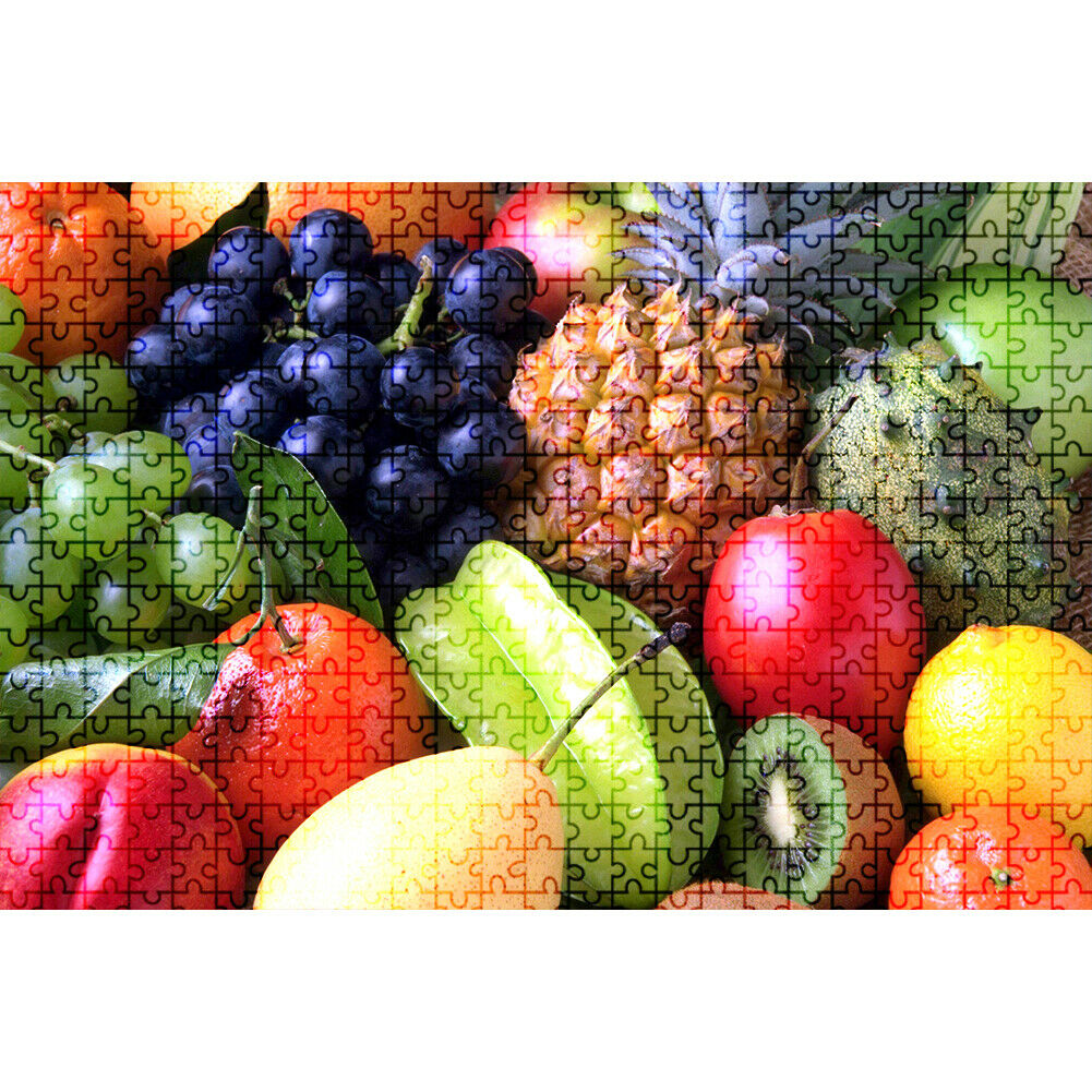 1000pcs DIY Jigsaw Paper Puzzle Pile of Fruits Educational Toys Room Decor @