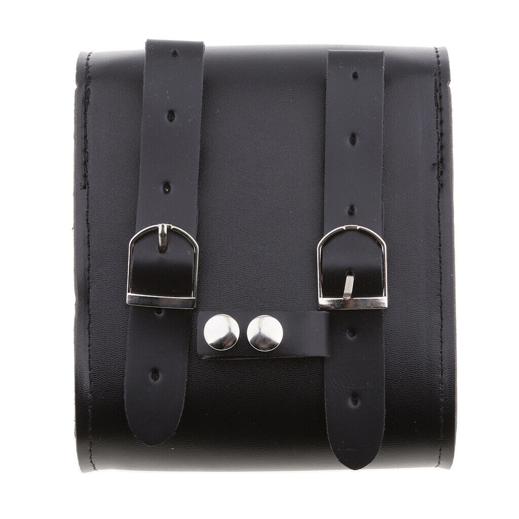 Motorcycle Saddle Bag Motorbike Bicycle Storage Tool Pouches Black