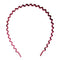 2pcs Girl Boy Wave Headband Gripper for Bath SPA Costume Accs brown+wine red