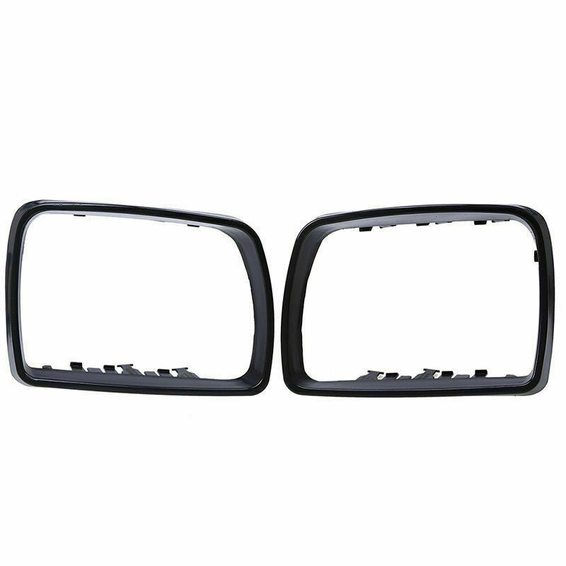 Pair Rearview Mirror Covers Skulls Black For BMW X5 E53 3.0d/3.0i/4.4i 1999-2006