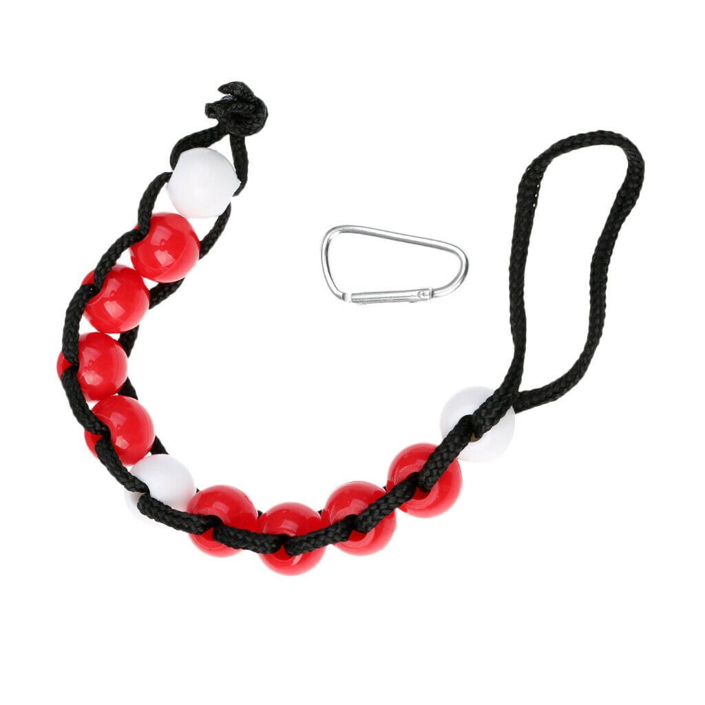 Plastic Golf Ball Beads Chain Golf Club Stroke Putt Score Counter