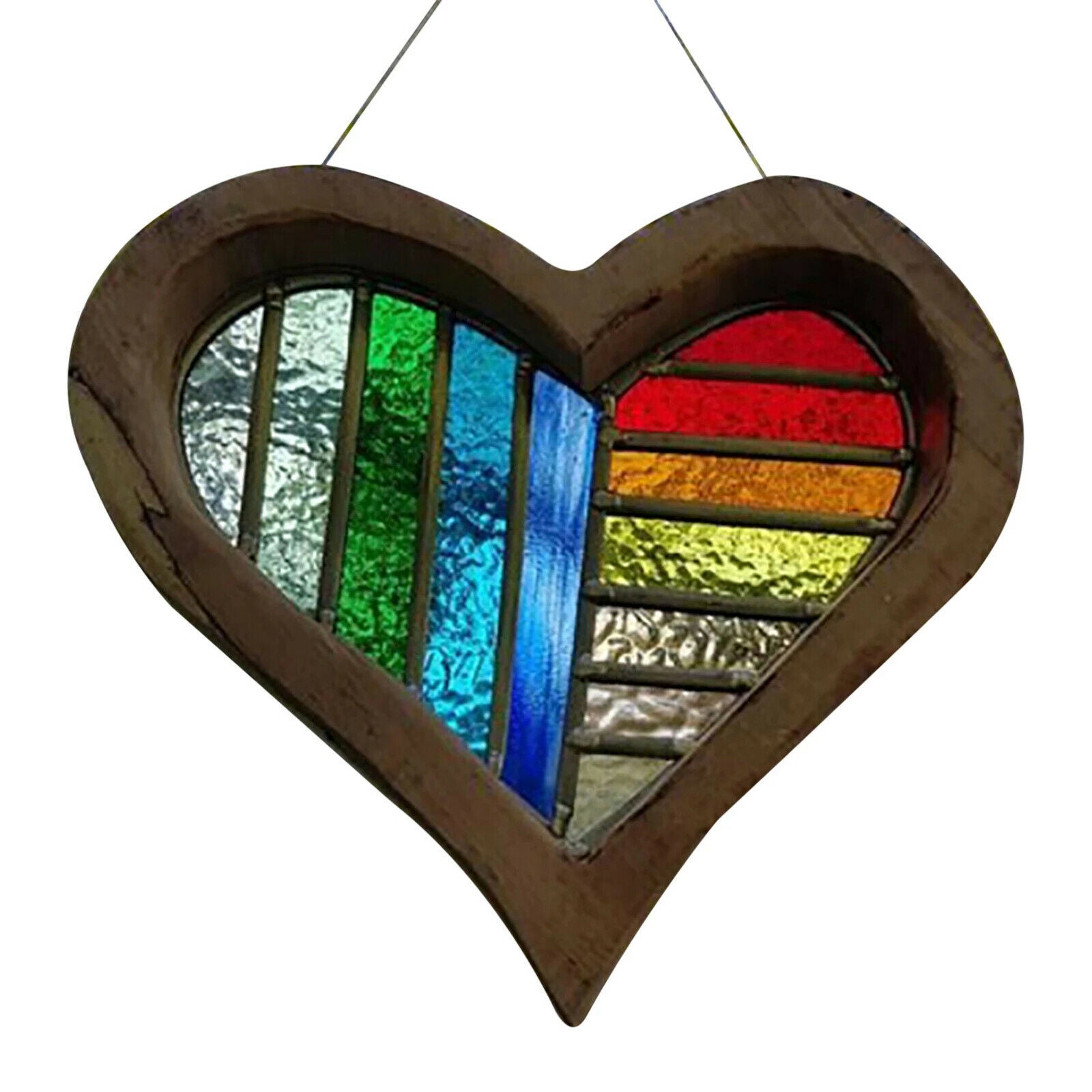 Sparkling Hanging Rainbow Ornament Pendant for Car Garden Wall Trees Decor
