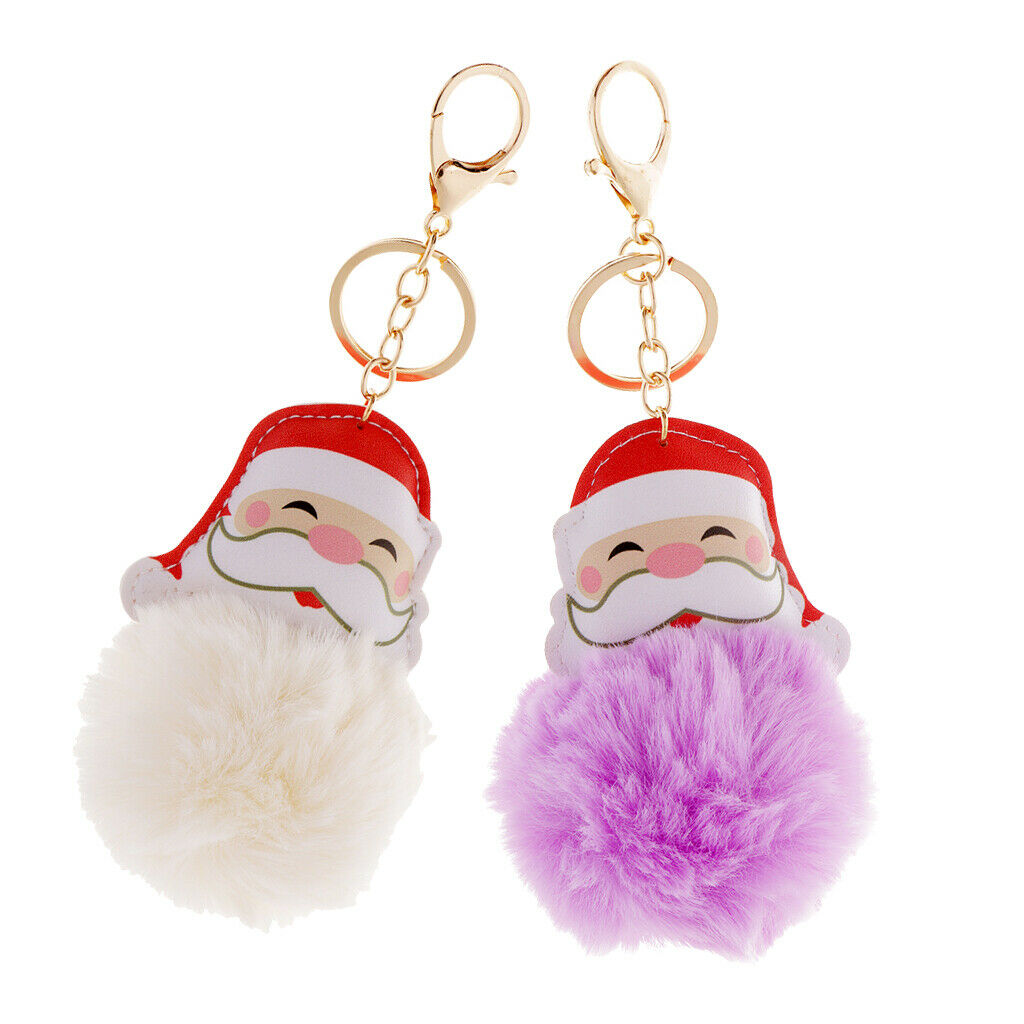 Keychain Ball Key Chain Car Keyring Women Key Holder Bag Pendant Charm Jewelry