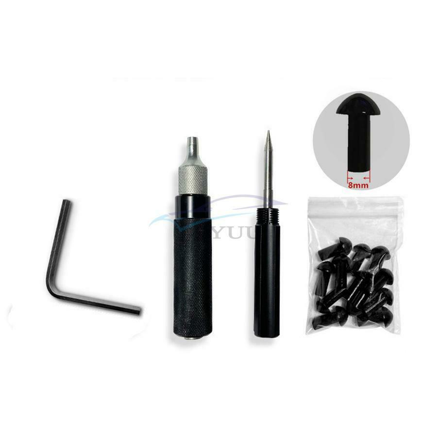 1 Set of Universal Car Tyre Repair Tool Mushroom Probe Nozzle Tyre Repair Kit