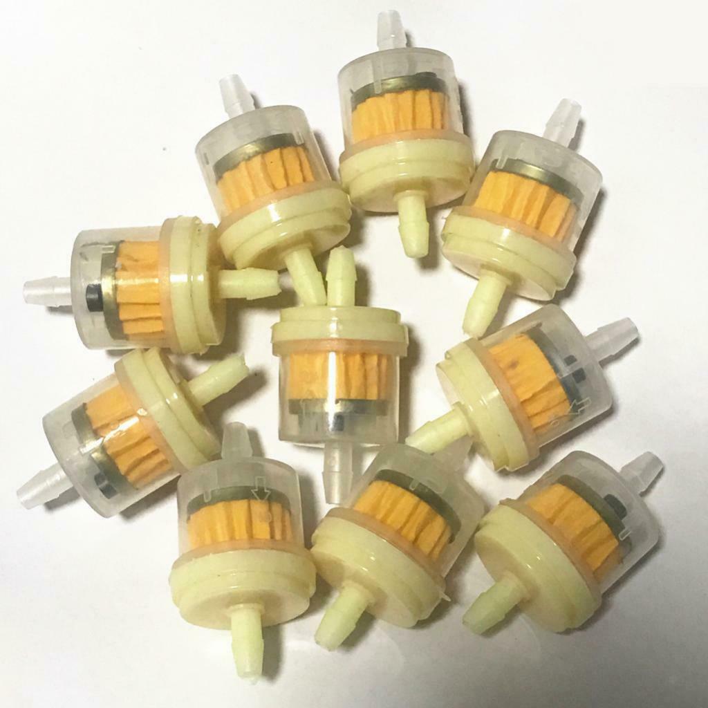 6mm 1/4" Gas Fuel Filter Petrol for Motorcycle Car Dirt Bike Scooter