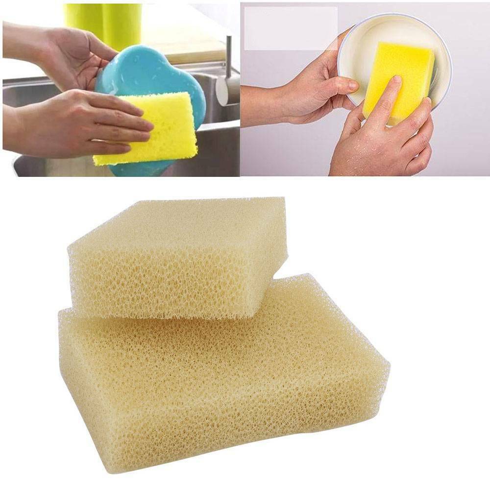 Sponge Scouring Pads Kitchen Dishes Cleaner Scour Scrub Cleanning Wholesale !