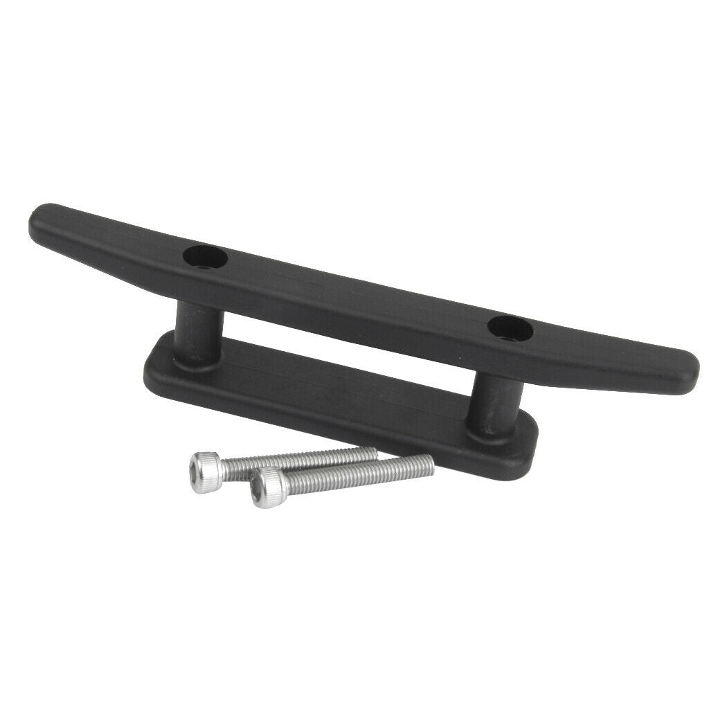 MagiDeal Marine Dock Fixed Nylon Anchor Cleat for Boat Kayak Canoe Black