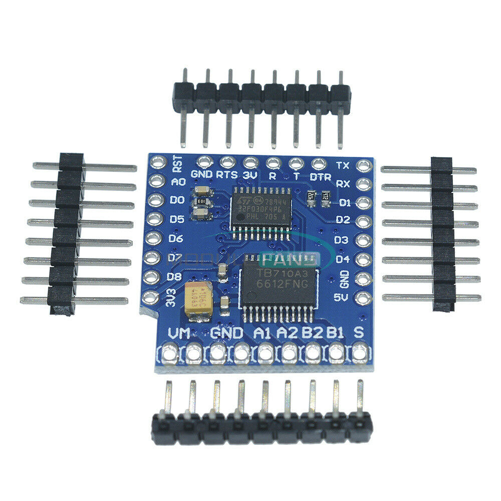 Motor Shield For WeMos D1 mini I2C Dual Motor Driver TB6612FNG (1A) V1.0.0 M85