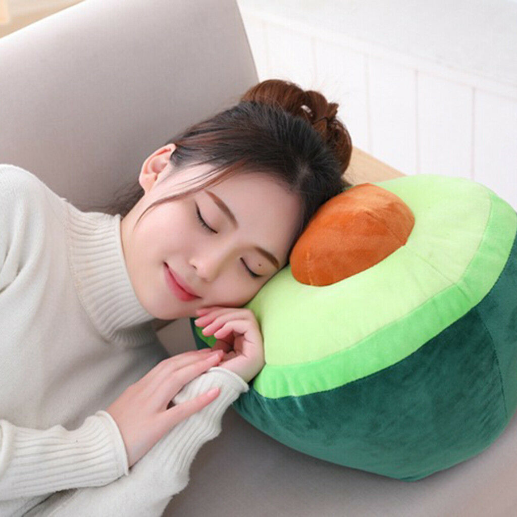 Fluffy avocado style pillow cushion throw pillow home ornaments stuffed toys