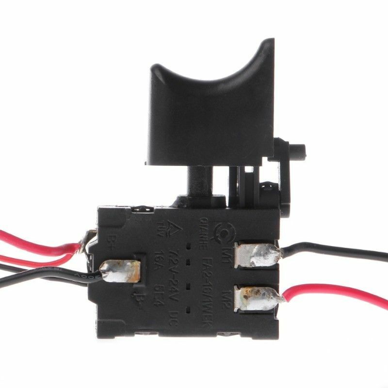 Perceuse Ã‰lectrique PoussiÃ¨re Vitesse ContrÃ´le Bouton Poussoir Trigger Switch Dc