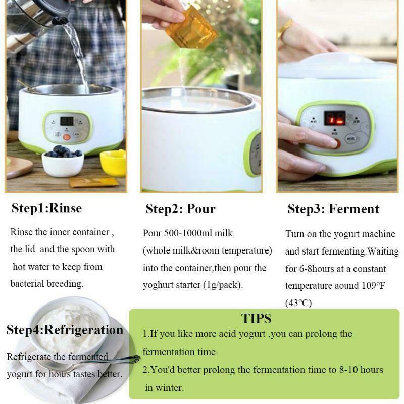 Bifidobacterium Yogurt Starter,1g-1L,1g*10 pack ,Make Dessert At Home