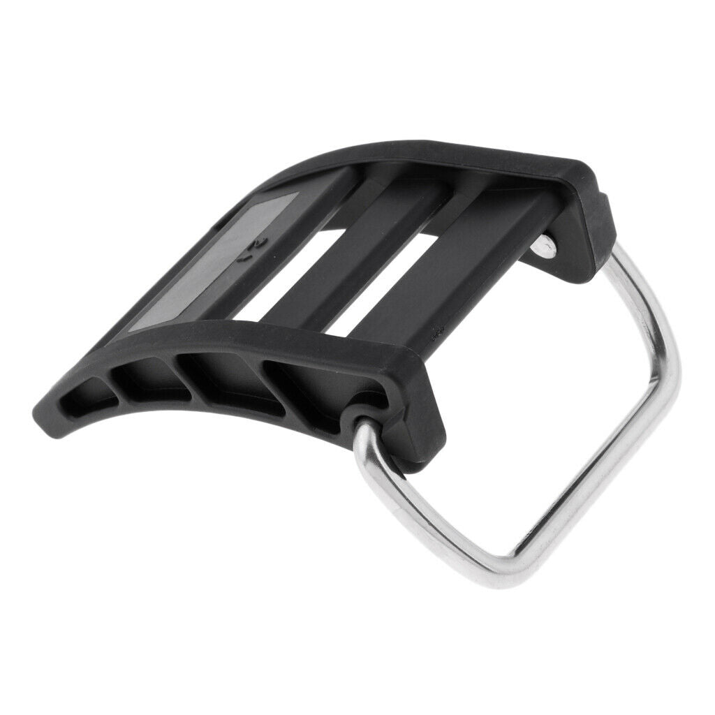 Black Scuba Dive BCD Tank Cylinder Strap Cam Buckle for Standard 2" 5cm Belt