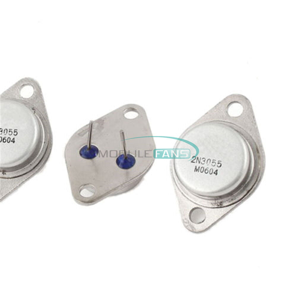 5Pcs 2N3055 TO-3 NPN AF Amp Audio Power Transistor 15A/60V New