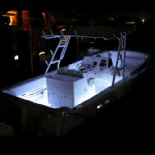 6pc Waterproof Marine Grade 12 volt Large  Cool White LED Courtesy Lights