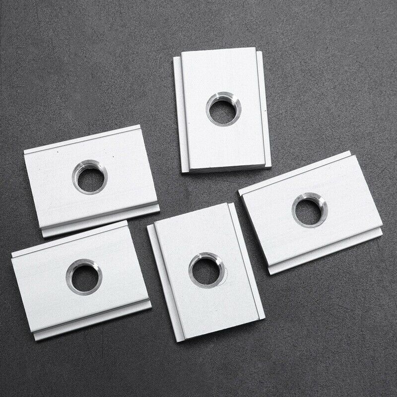 5Pcs M8 T-Track Slider Sliding Nut Aluminum Alloy T Slot Nut For Woodworking TB6