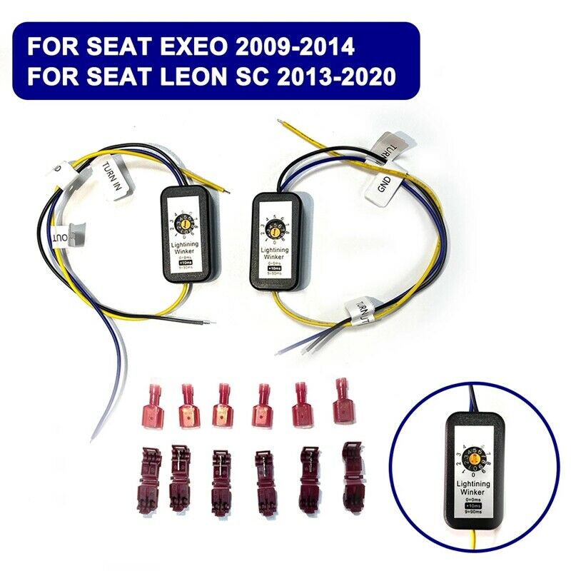Car Dynamic Turn Signal Indicator LED Taillight Module Cable Wire Harness for T8