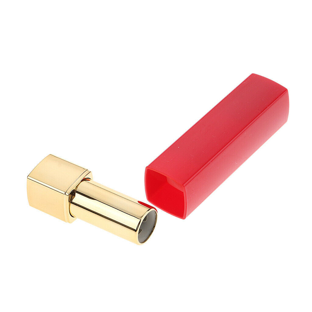Makeup DIY Empty Lipstick Tube Refillable Lip Gloss Balm Bottle Container Red