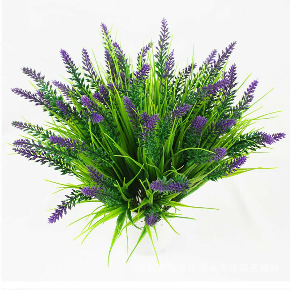 Artificial Lavender Bouquet Office Home Simulation Plant Decor Flowers Plants AU
