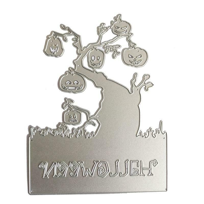Metal Halloween Pumpkin Cutting Dies Stencil DIY Scrapbooking Album Paper Card