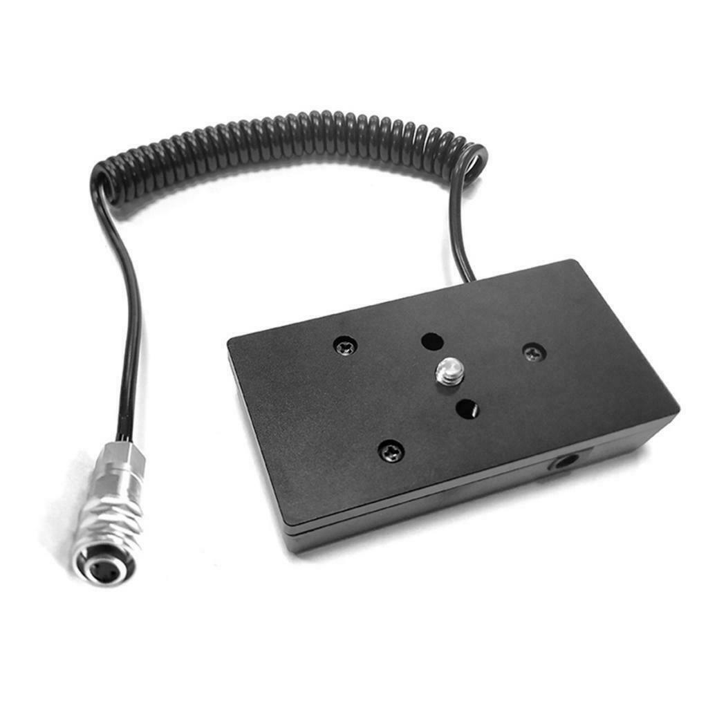 NP-F970 Battery Charger Plate Built-in Coiled Cable for BMPCC 4K