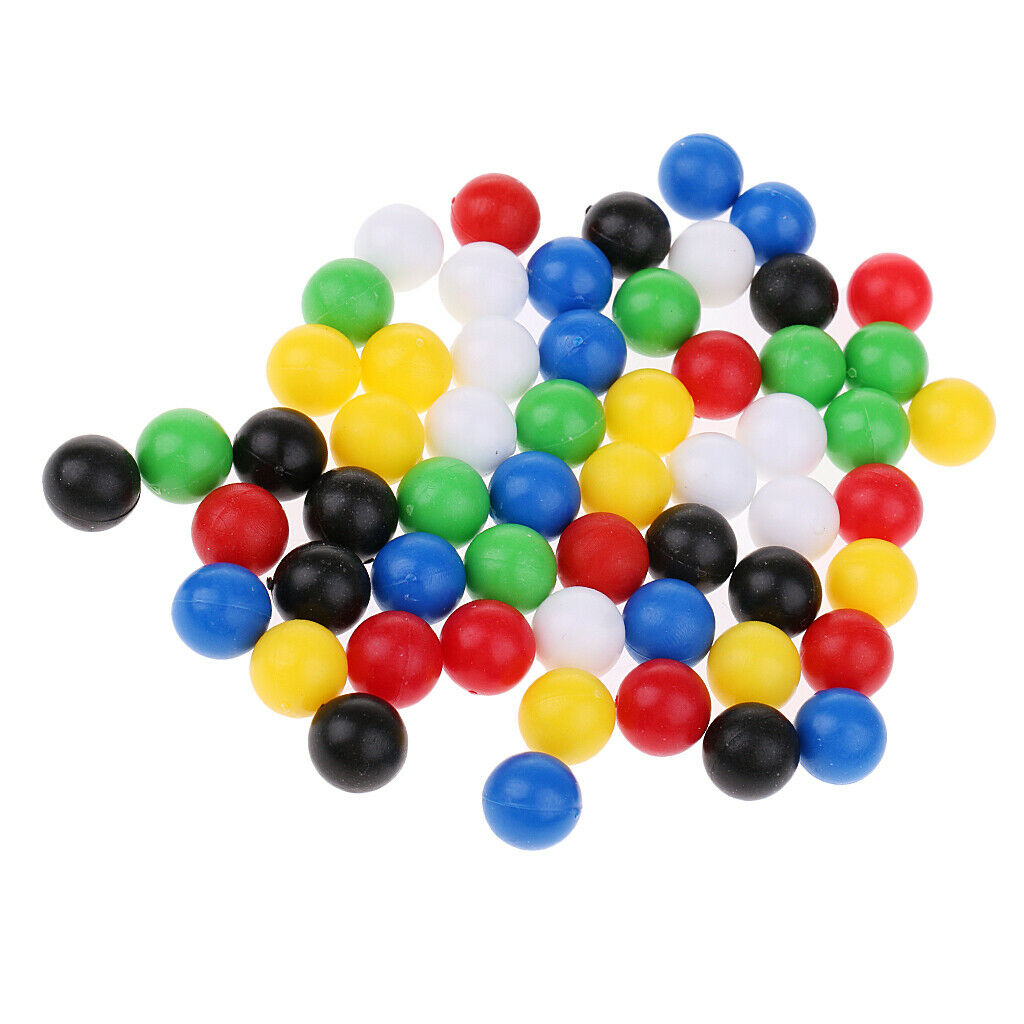 1cm Colored Small Plastic Balls Beads Building Blocks Bulk for Desktop Shooting
