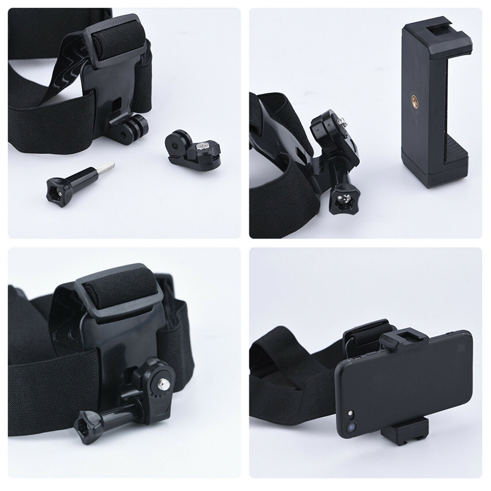 Accessories for smartphone headgear flexible wide compatible