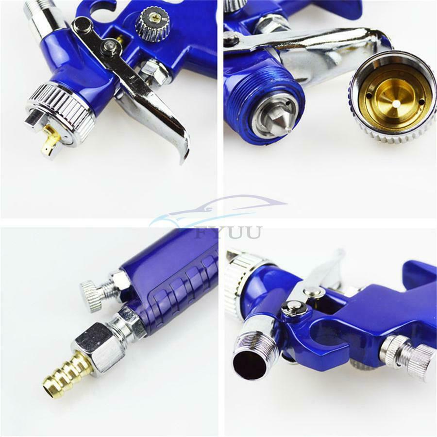 H-2000 Professional HVLP mini Paint Spray Gun with 0.8mm and 1.0mm Nozzles
