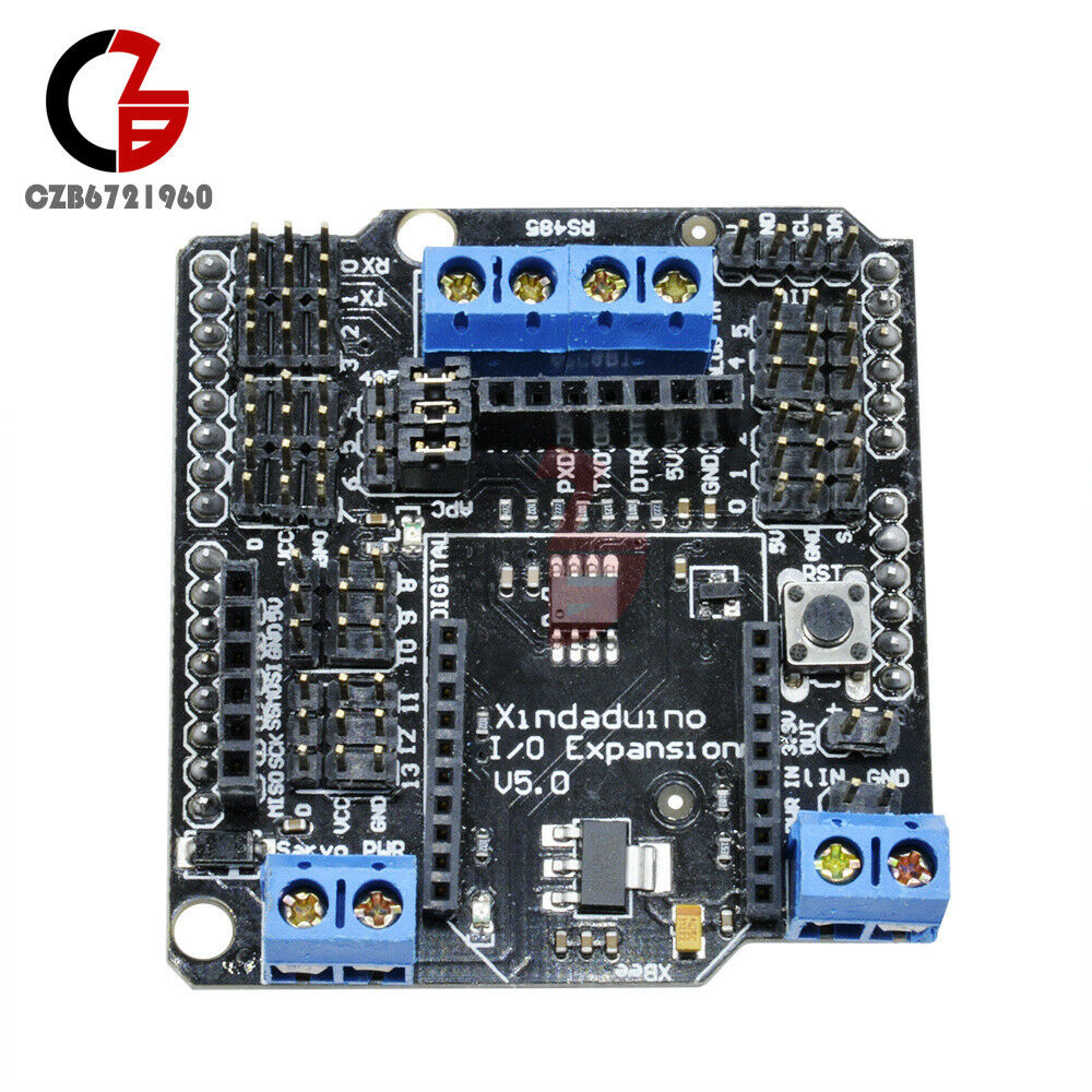 V5 I/O Expansion Shield Xbee Sensor Shield SRS485 Bluetooth PWM for Arduino SD