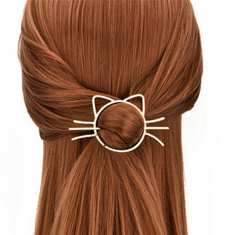 Women Kids Cute Animal Cat Hair Pin Hair Clip Barrette Pin Hair Accesserie.l8