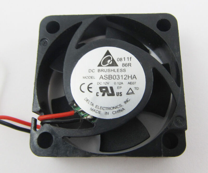 10pcs DELTA 30x30x10mm 3010 ASB0312HA 12V 0.12A DC Fan 2 wire