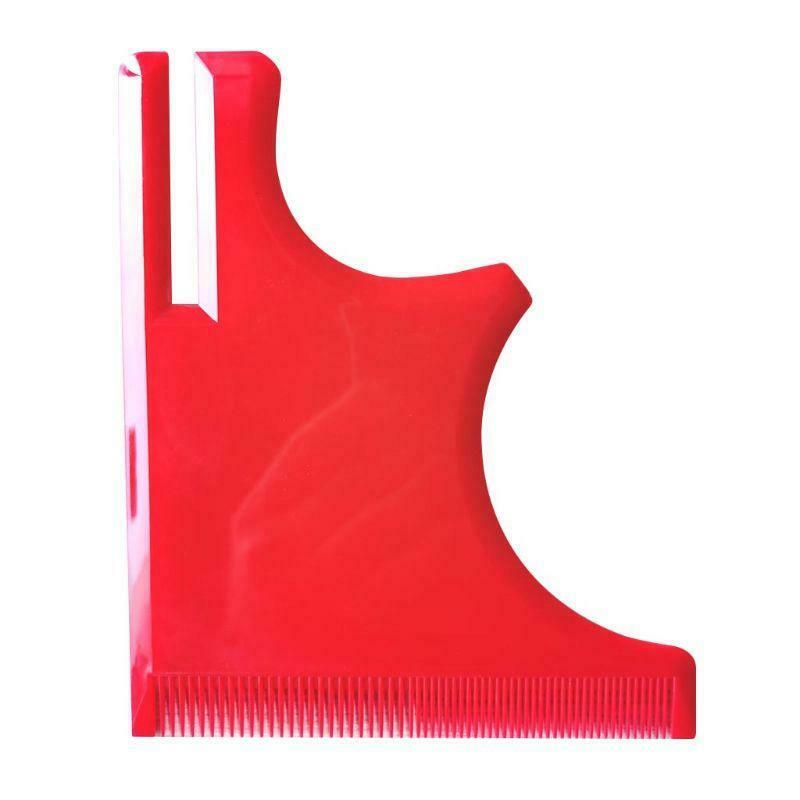 Men's Beard Combs Shaping Styling Template Comb for Salon Hair Trim Beards