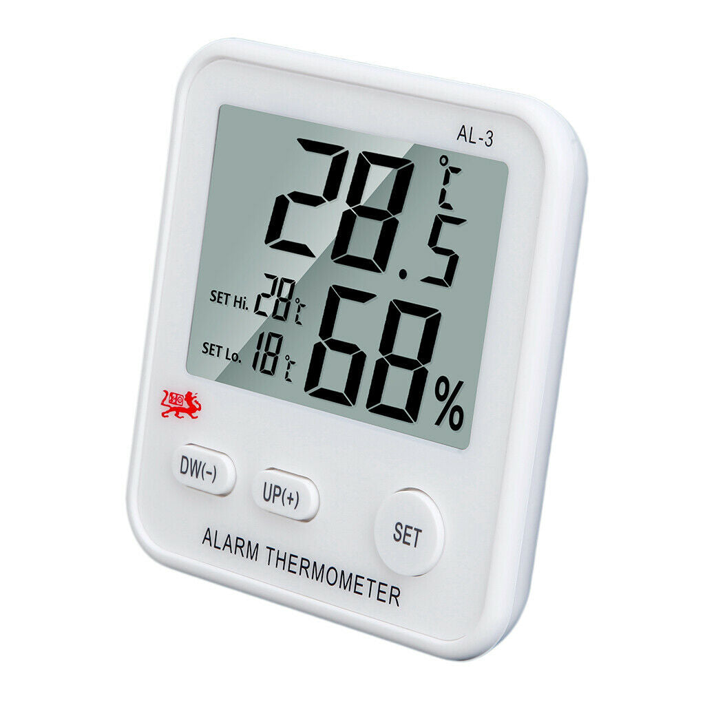 Digital Freezer/Fridge Thermometer with Alarm and Max Min Temperature Display