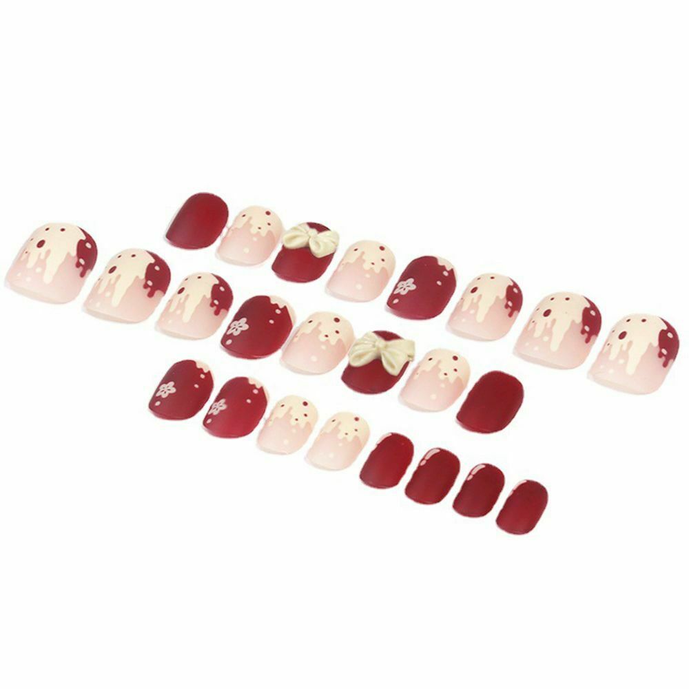 Detachable Manicure DIY Full Cover Butterfly Nail Patch False Nails Beauty Tool