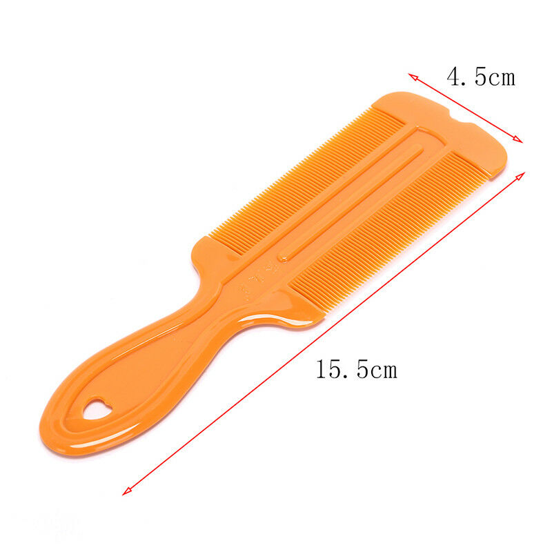 plastic handle double sided head lice comb hair combs lice flea nit hair c.l8