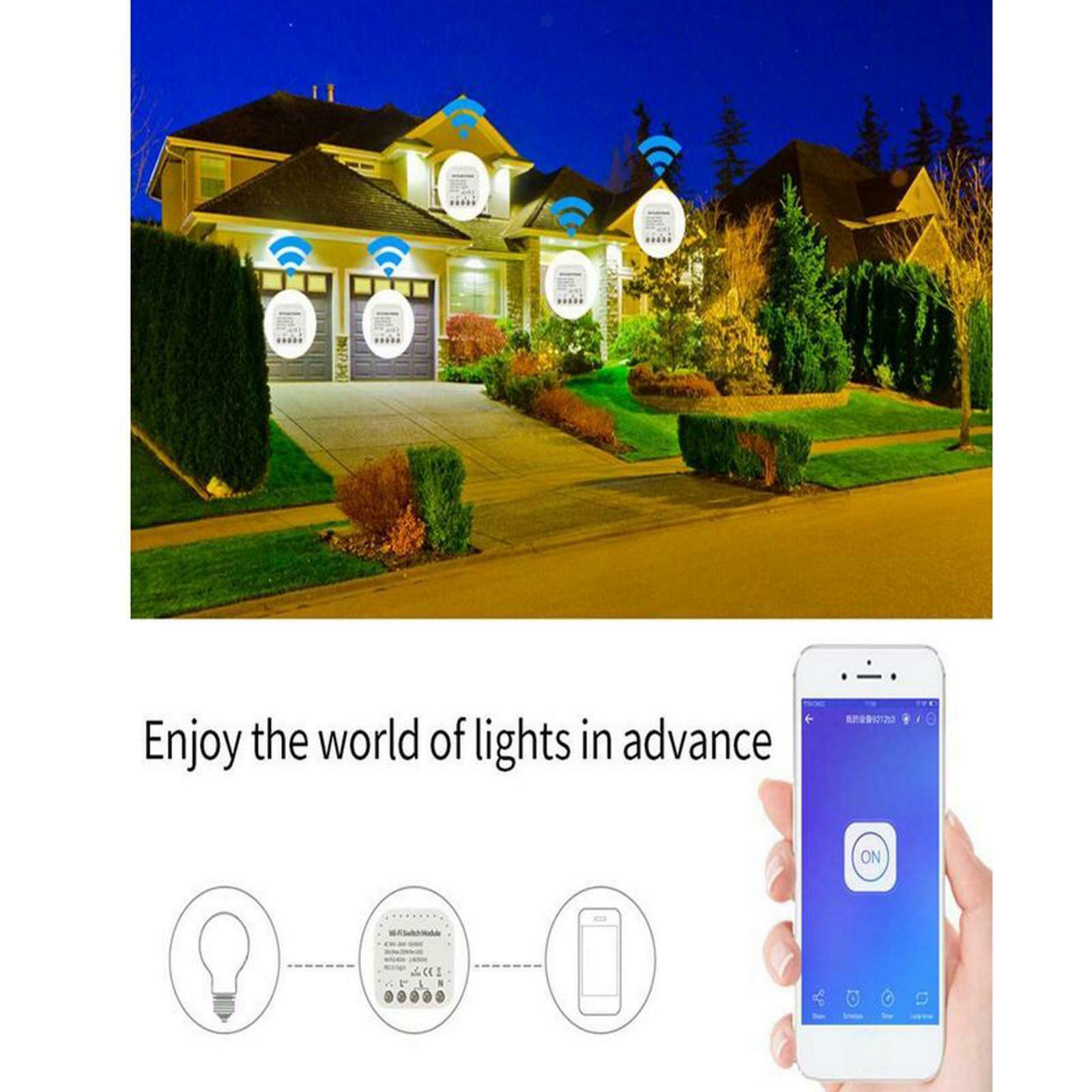 Smart WiFi Dimmer Switch for Smart Home Assistant Voice Control