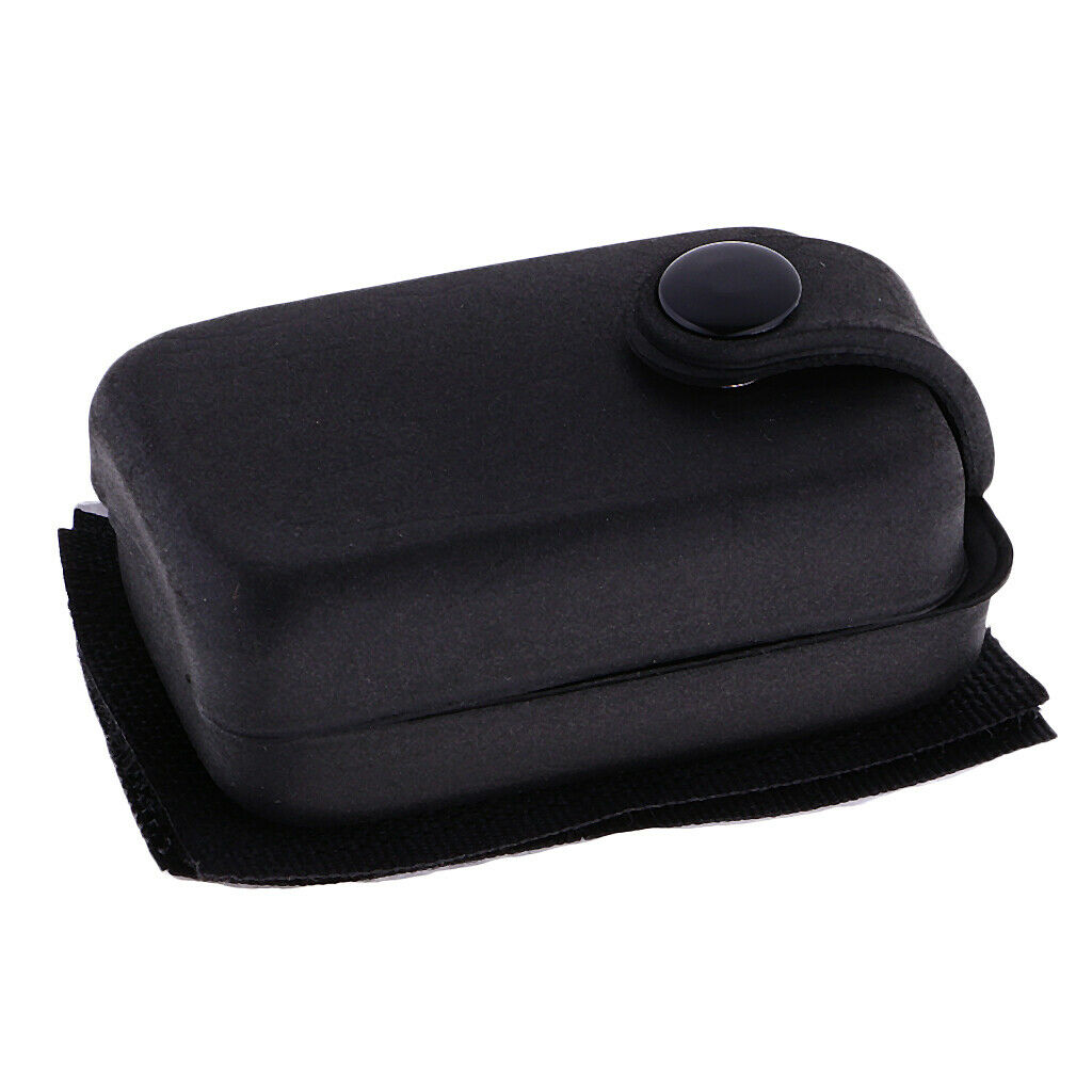 Musical Instrument Bass Battery Cover Hold Bag Box 9V PU For Electric Guitar
