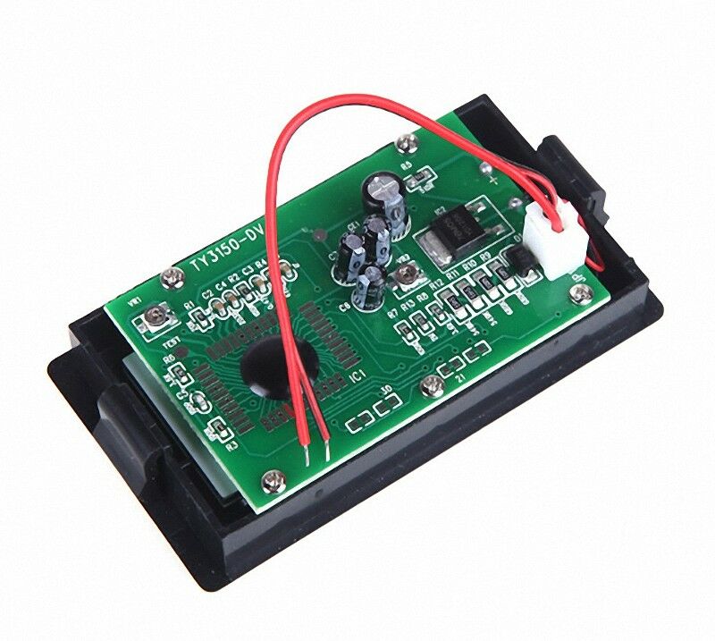New Mini Blue LCD Digital Volt Meter DC 7.5~30V For 9V 12V 24V [M1]