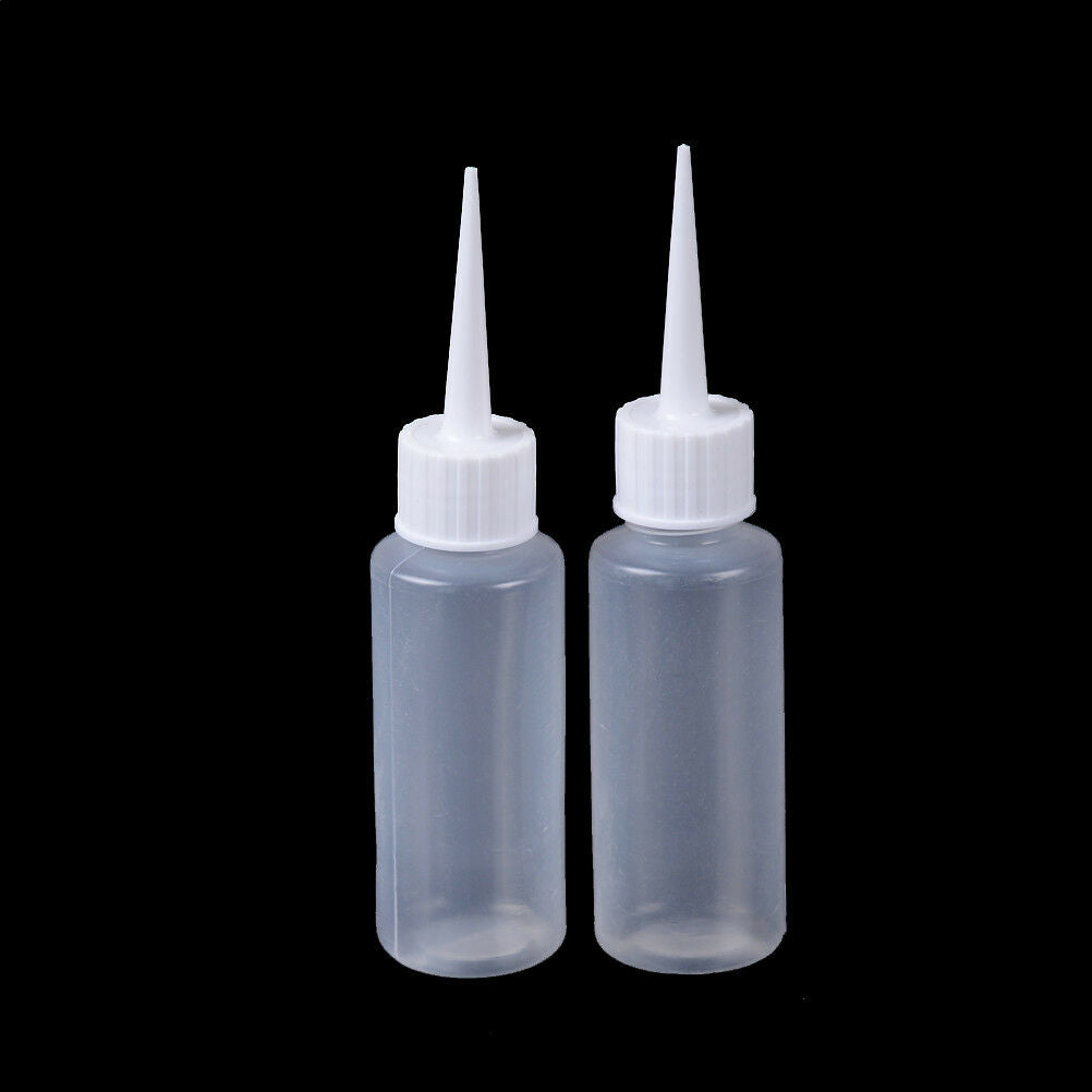 2Pcs 50Ml Empty Dropper Squeezable Liquid Bottle Plastic Drop Bottles Nee.l8