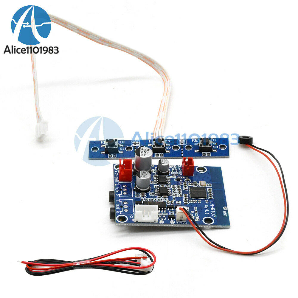 DC3.6-30V Car Bluetooth Audio Receiving Module 3.5MM Headphone Jack Input Output